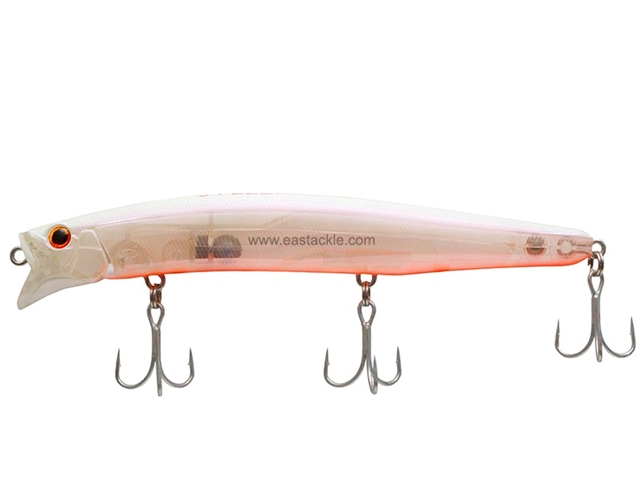 Tackle House - Contact Feed Shallow 128F - CLEAR HG - PEARL BACK RED BELLY - Floating Minnow | Eastackle