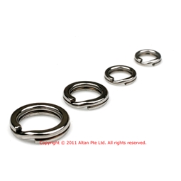 TackleLoft Stainless Steel Split Rings
