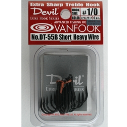 Vanfook - Black Bass Series - DT-55 - “Heavy Duty” Treble Hook