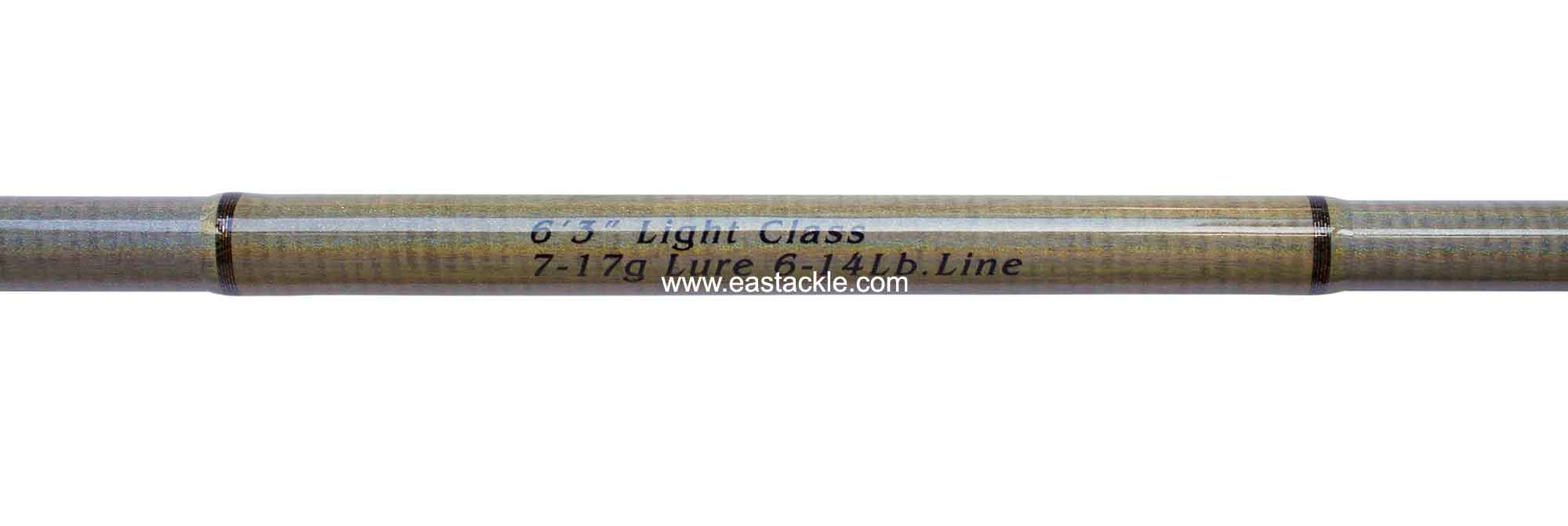 Megabass - XOR Silver Shadow - SSR-63LC - Bait Casting Rod - Blank Specifications