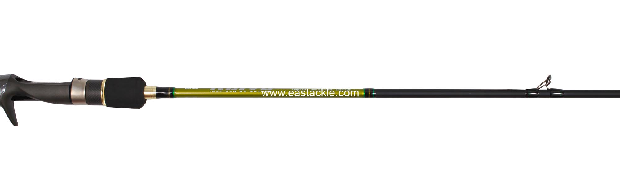 Rapala - Koivu - KVC651L - Bait Casting Rod - Reel Seat Fore Grip to Stipper Guide (Side View) | Eastackle