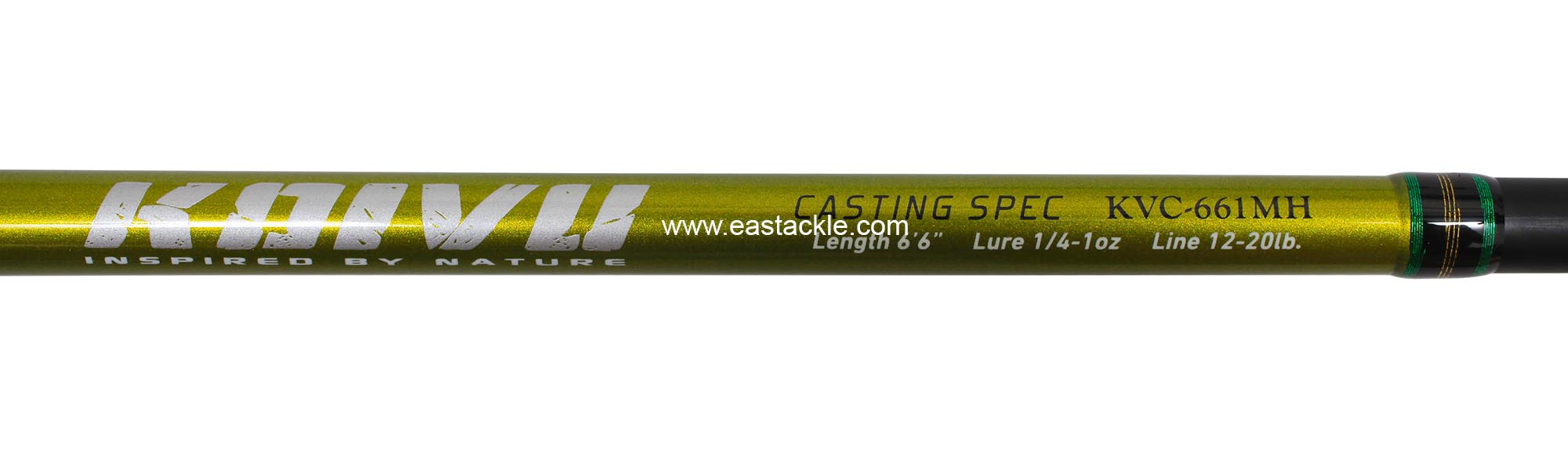 Rapala - Koivu - KVC661MH - Bait Casting Rod - Blank Specifications (Top View) | Eastackle