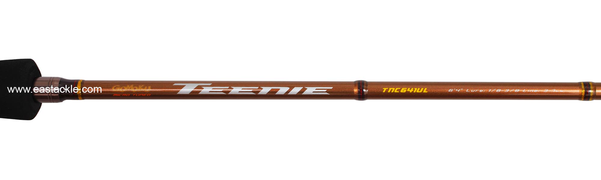 Storm - Teenie - TNC641UL - Bait Casting Rod - Logo and Blank Specifications (Top Viiew) | Eastackle
