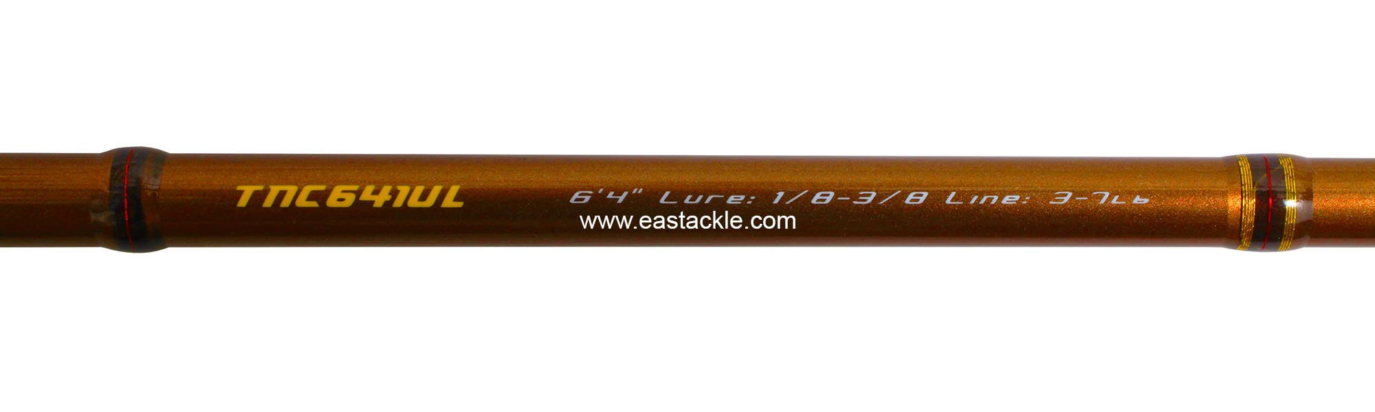 Storm - Teenie - TNC641UL - Bait Casting Rod - Blank Specifications (Top View) | Eastackle
