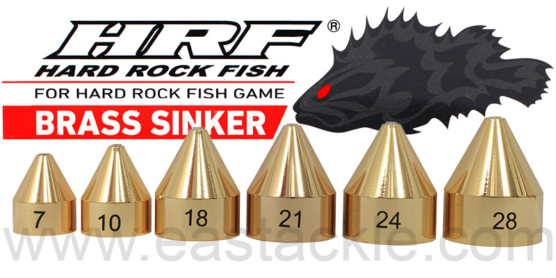 Daiwa - HRF (Hard Rock Fish) Brass Sinkers | Eastackle