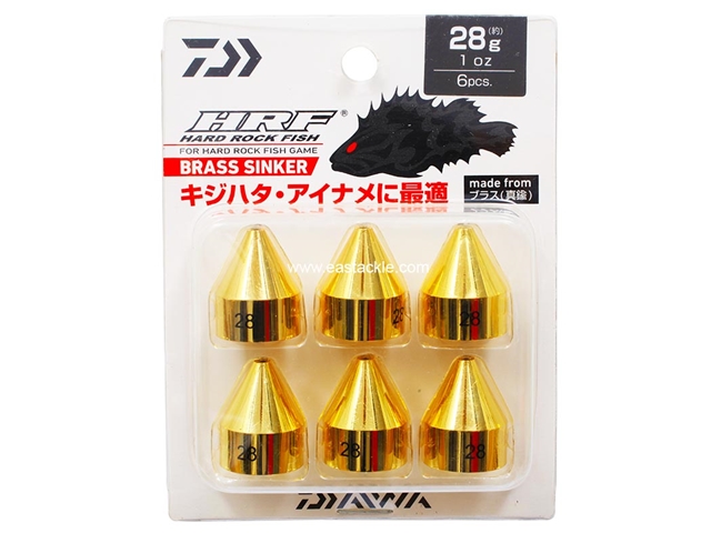 Daiwa - HRF Brass Sinker 28g - 1oz (6pcs) | Eastackle