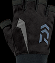 Daiwa - Nano-Front Padded Five Finger Cut Gloves - DG-61008 - BLACK - L SIZE | Eastackle