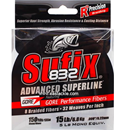 Sufix - 832 Advanced Superline 150yds - 15LB / GHOST - Braided/PE Line | Eastackle