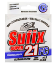 Sufix - Super 21 - Fluorocarbon Line (150 Metres) - 4lbs / CLEAR | Eastacklea