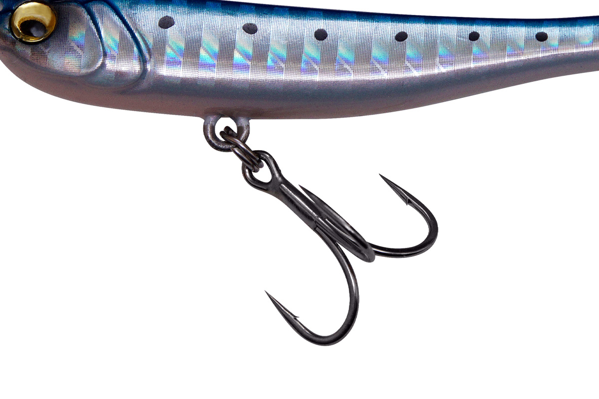 Megabass - Makippa - Spin Tail Jig - Technology 1 - Belly Lug that can be attached to double hooks, triple hooks, etc. according to the situation to tune the jig according to preference.