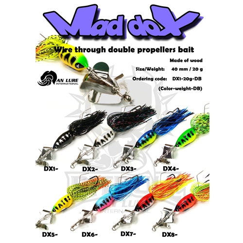 An Lure - MadDox PitBull 20grams - Sinking Propeller Frog Bait | Eastackle