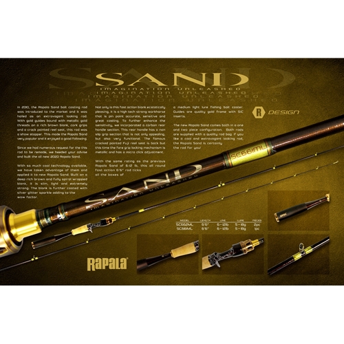 Rapala - 2020 Sand - Bait Casting Rods | Eastackle