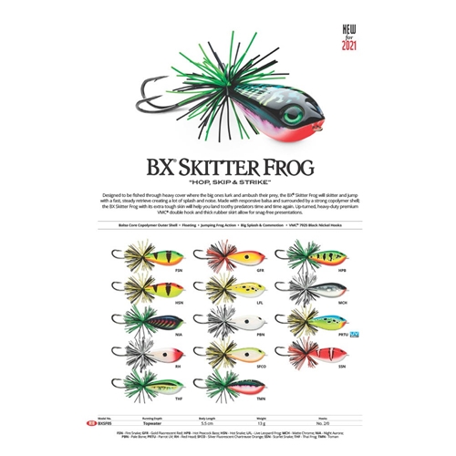 Rapala - BX Skitter Frog 05 - Floating Frog Bait | Eastackle