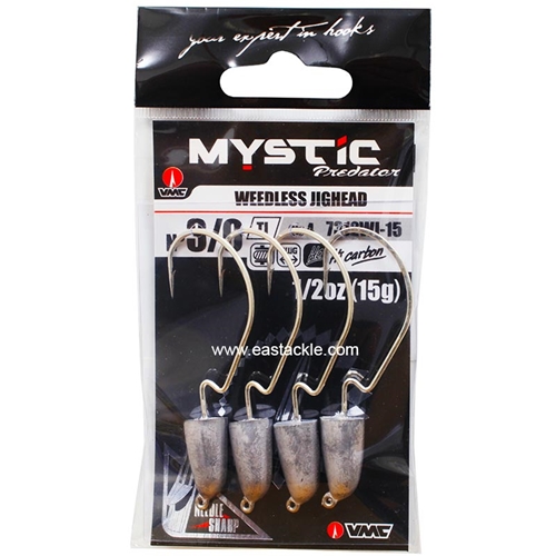 VMC - 7312WJ Mystic Predator - Weedless Soft Bait Jigheads | Eastackle