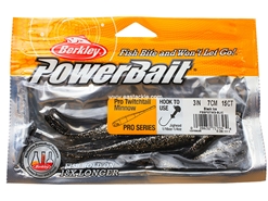 Berkley - PowerBait Pro Twitchtail 3" - BLACK ICE - Soft Plastic Jerk Bait | Eastackle