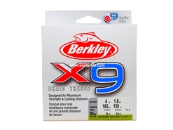 Berkley - X9 150m - 4LB - LOW VIS GREEN - Braided/PE Line | Eastackle