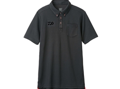 Daiwa - 2019 Button Down Polo Shirt - DE-6507 - BLACK - Men's 2XL Size | Eastackle