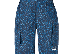 Daiwa - 2019 Water Repellent Dry Half Shorts - DR-51009P - BLUE MIRROR - Men's L Size | Eastackle
