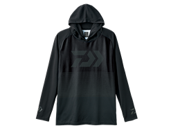 Daiwa - Hoody Mesh Shirt - DE-34008 - BLACK - MEN'S S SIZE | Eastackle