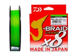 Daiwa - J-Braid Grand x8 - CHARTERUSE 40lbs 300yards - Braided/PE Fishing Line | Eastackle