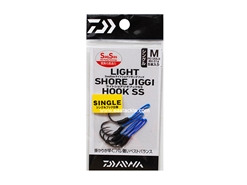 Daiwa - Light Shore Jiggi Hook - SS - M - Short Shank Single Assist Light Game Jigging Hook | Eastackle