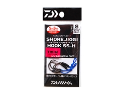 Daiwa - Shore Jiggi Hook - SS-H T - S - Short Shank Twin Assist Heavy Game Jigging Hook | Eastackle