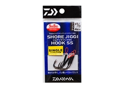 Daiwa - Shore Jiggi Hook - SS - S -#1/0 - Short Shank Single Assist Light Game Jigging Hook | Eastackle
