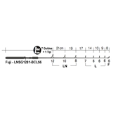 Fuji - T-LNSG1281-BCL56 - Bait Casting Guide Set (Titanium Frame) for 5’6” Bass Type Luring Blank