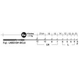 Fuji - T-LNSG1291-BCL6 - Bait Casting Guide Set (Titanium Frame) for 6’ Bass Type Luring Blank
