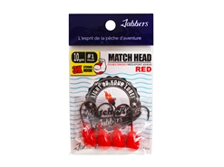 Jabbers - Match Head 10grams #1 - RED - Jigheads | Eastackle