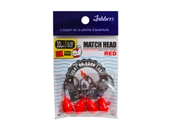 Jabbers - Match Head 10grams #1/0 - RED - Jigheads | Eastackle