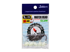 Jabbers - Match Head 5gram #2 - GLOW - Jighead | Eastackle