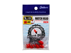 Jabbers - Match Head 5gram #2 - RED - Jighead | Eastackle