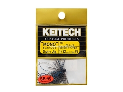Keitech - Mono Spin Jig - BLUEGILL TIGER 322 (1/32oz) - Tungsten Skirted Jig Head | Eastackle