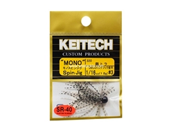 Keitech - Mono Spin Jig - SILVER TIGER 320 (1/16oz) - Tungsten Skirted Jig Head | Eastackle
