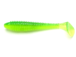 Keitech - Swing Impact Fat - LIME / CHARTREUSE 424 - Soft Plastic Swim Bait | Eastackle