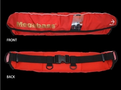 Megabass - Life Saver (Waist-Type) - RED - Floatation Device | Eastackle