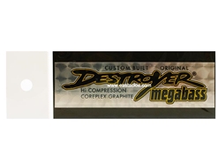 Megabass - Sticker - DESTROYER - METALLIC - 10cm
