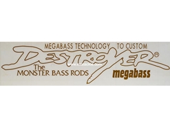 Megabass - Sticker - DESTROYER TEXTURE GOLD