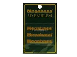 Megabass - Sticker - MEGABASS - 3D - GOLD