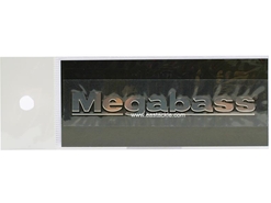 Megabass - Sticker - MEGABASS - METALLIC - 10cm