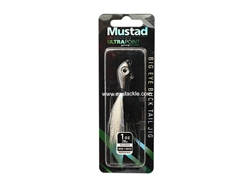 Mustad - Big Eye Bucktail Jig Head - 1oz - BLACK SILVER | Eastackle