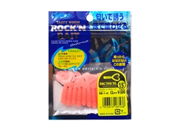 Owner - Cultiva Rockn' Bait - Ring Twin Tail - RB-1 - 1.5" - FLUORESCENT PINK - Soft Plastic Swim Bait | Eastackle
