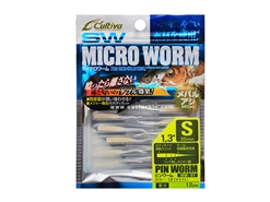 Owner - Cultiva SW Micro Worm 1.3" - KRILL - MW-1 - Pinworm Soft Plastic Jerk Bait | Eastackle