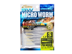 Owner - Cultiva SW Micro Worm 1.3" - SHIRASU SP - MW-1 - Pinworm Soft Plastic Jerk Bait | Eastackle