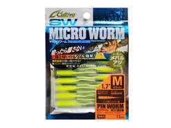 Owner - Cultiva SW Micro Worm 1.7" - CHART - MW-2 - Pinworm Soft Plastic Jerk Bait | Eastackle