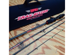 Tarpon Rapala Trail Blazer 4 Piece Travel Fishing Rod Barramundi Black Bass 