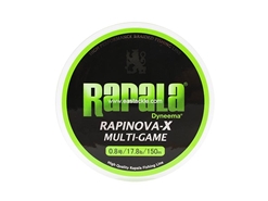 Rapala RAPINOVA-X MULTI GAME 4 Braid PE Line Color length weight variation 