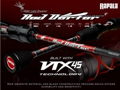 Rapala - Super Light Dreamer - RRD651L - RED DARTER - Bait Casting Rod | Eastackle