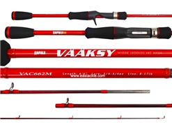 Rapala - Vaaksy - 80th Anniversary - VAC662M - Bait casting Rod | Eastackle